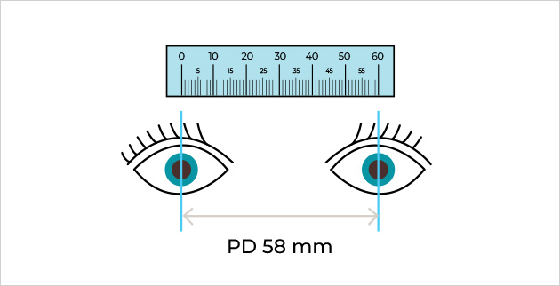 printable printable pupillary distance ruler